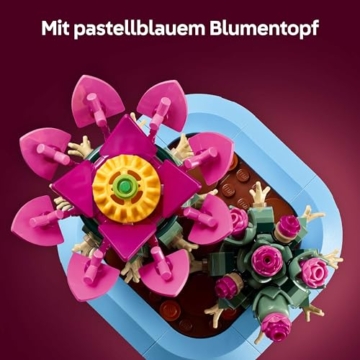 LEGO Botanicals Blühender Kaktus - Set mit Kunstpflanze mit 2 Kakteen & künstlichen Blüten - DIY Deko - Geschenkidee zum Geburtstag für Mädchen ab 9 Jahren & Erwachsene Pflanzenliebhaber - 11509 - 5