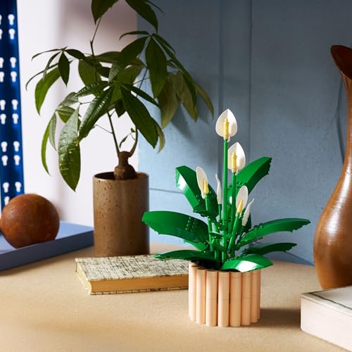 LEGO Botanicals Friedenslilie - Set mit Kunstpflanze für Erwachsene