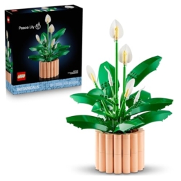 LEGO Botanicals Friedenslilie - Set mit Kunstpflanze für Erwachsene