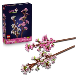LEGO Botanicals Kirschblüten - Spielzeug mit Kunstblumen – Kreative Deko für Schreibtisch – Spielset mit Blumen zum Bauen und Ausstellen Geschenk für Mädchen und Teenager ab 8 Jahren – 40725 - 1