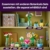 LEGO Botanicals Kosmeen - Künstlicher Blumenstrauß mit 3 Kosmeen & 2 Lampenputzergras Stielen - DIY Kunstblumen Kinderzimmer Deko - Geburtstagsgeschenk für Mädchen ab 9 Jahren & Erwachsene - 11514 - 5