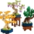 LEGO Botanicals Mini-Bonsais - Bonsai zum Bauen & Ausstellen - Kunstblumen DIY Deko - Ginkgo, Schwarzkiefer & Wisteria Kunstpflanzen - Geschenk für Erwachsene - 10373 - 9