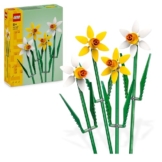 LEGO Botanicals Narzissen - Kunstblumen für Kinder- Blumenstrauß als Zimmer- oder Schreibtischdeko - Geschenke für Mädchen und Jungen - Botanik Kollektion 40747 - 1