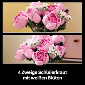 LEGO Botanicals Rosa Rosenstrauß (10374) Set