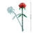 LEGO Botanicals Rosen - Kunstblumen Set - Geschenk zum Muttertag - Schreibtischdeko oder Blumendeko - Modellbau für Frauen und Männer - 40460 - 7