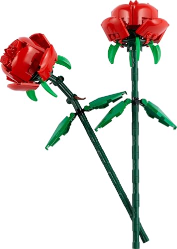 LEGO Botanicals Rosen - Kunstblumen Set - Geschenk zum Muttertag - Schreibtischdeko oder Blumendeko - Modellbau für Frauen und Männer - 40460 - 8
