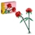 LEGO Botanicals Rosen - Kunstblumen Set - Geschenk zum Muttertag - Schreibtischdeko oder Blumendeko - Modellbau für Frauen und Männer - 40460 - 1
