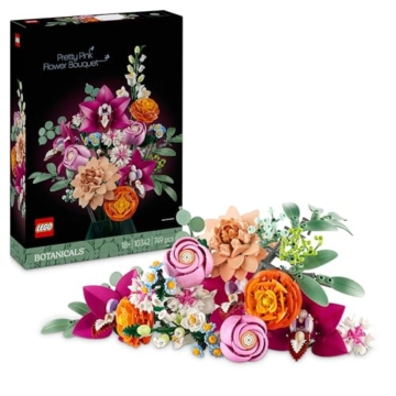 LEGO Botanicals Schöner Rosafarbener Blumenstrauß