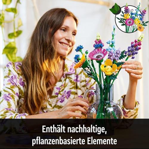 LEGO Botanicals Wildblumenstrauß (10313) Geschenk für Freundin