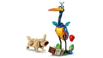 LEGO ǀ Disney and Pixar Kevin und Dug - Spielzeug Golden Retriever Hund & exotischer Vogel - DIY Deko fürs Kinderzimmer - Geburtstagsgeschenk für Mädchen ab 9 Jahren & Fans des Films Oben - 43290 - 4