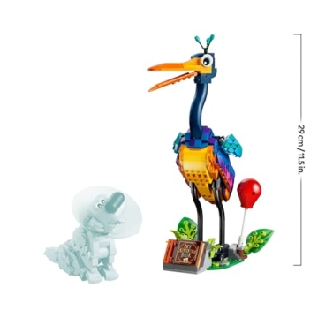 LEGO ǀ Disney and Pixar Kevin und Dug - Spielzeug Golden Retriever Hund & exotischer Vogel - DIY Deko fürs Kinderzimmer - Geburtstagsgeschenk für Mädchen ab 9 Jahren & Fans des Films Oben - 43290 - 10