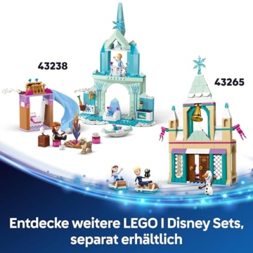 LEGO ǀ Disney Frozen 43256 – Annas Schlittenabenteuer: Magischer Winterspaß mit Anna, Kristoff, Olaf & Sven