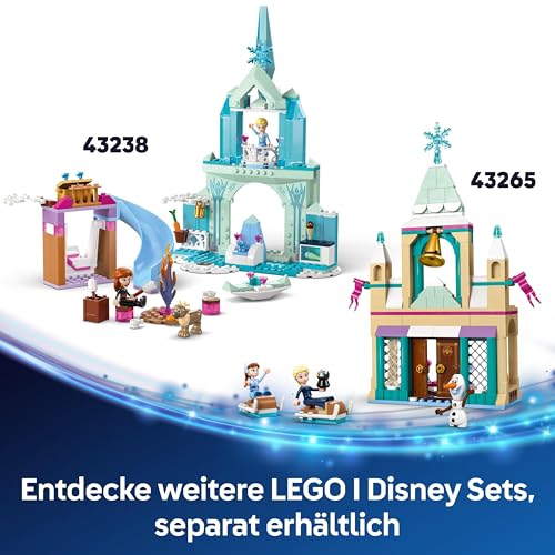 LEGO ǀ Disney Frozen 43256 – Annas Schlittenabenteuer: Magischer Winterspaß mit Anna, Kristoff, Olaf & Sven