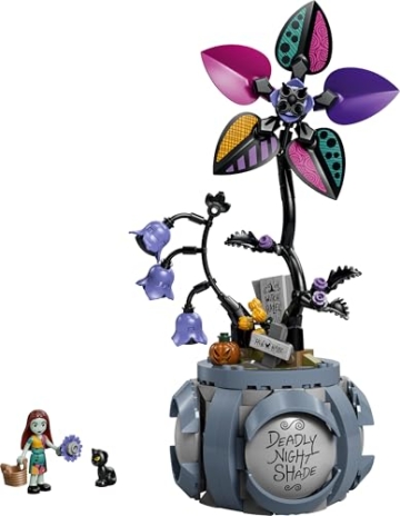 LEGO ǀ Disney Sallys Blumentopf - DIY Schlafzimmer Deko mit 2 Kunstblumen, 2 Mini Puppen & Zubehör - Geburtstagsgeschenk für Mädchen ab 9 Jahren & Fans von The Nightmare Before Christmas- 43288 - 10