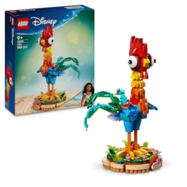 LEGO ǀ Disney Vaiana 2: Heihei Spielzeug - Tierfigur zum Spielen & Ausstellen mit drehbarem Kopf, beweglichen Flügeln & Schwanzfedern sowie Ständer - Geschenk für Mädchen ab 9 Jahren - 43272 - 1