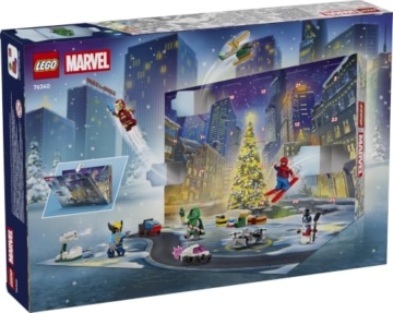 LEGO ǀ Marvel Adventskalender 2026 - Vorweihnachtsgeschenk Spielzeug - 24 Superhelden Überraschungen mit 6 Minifiguren, Flugzeug & Auto - Geschenk für Fans und Jungen und Mädchen ab 6 Jahren - 76340 - 8