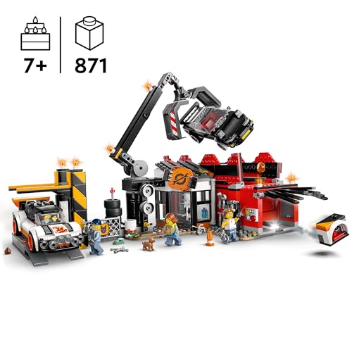 LEGO City 60472 Auto-Schrottplatz Bauspielzeug für Jungen und Mädchen ab 7 Jahren - 2
