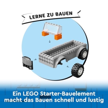 LEGO City Abschleppwagen mit Sportauto, Spielzeug-Auto für Jungen und Mädchen ab 4 Jahren, Geburtstagsgeschenk für Kinder, LKW-Spielzeug mit 2 Minifiguren und Zubehör wie einem Cochlea-Implantat 60435 - 5