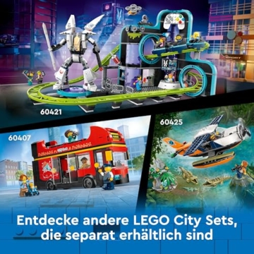 LEGO City Autotransporter mit Sportwagen, Set mit 4 Spielzeugautos für Jungen und Mädchen ab 7 Jahren, Weihnachts- oder Geburtstagsgeschenk, 4 Minifiguren für Rollenspiele 60408 - 9