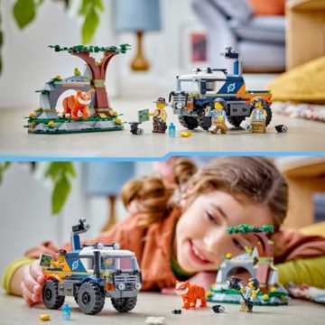 LEGO City Dschungelforscher-Truck, BAU- und Spielset für Kinder ab 6 Jahren, Cooles Geburtstagsgeschenk, LKW-Spielzeug, mit 3 Abenteurer-Minifiguren und Tiger 60426 - 11