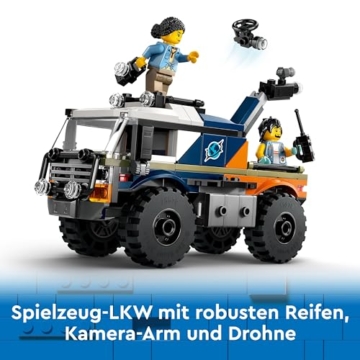 LEGO City Dschungelforscher-Truck, BAU- und Spielset für Kinder ab 6 Jahren, Cooles Geburtstagsgeschenk, LKW-Spielzeug, mit 3 Abenteurer-Minifiguren und Tiger 60426 - 5
