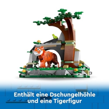 LEGO City Dschungelforscher-Truck, BAU- und Spielset für Kinder ab 6 Jahren, Cooles Geburtstagsgeschenk, LKW-Spielzeug, mit 3 Abenteurer-Minifiguren und Tiger 60426 - 7