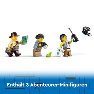 LEGO City Dschungelforscher-Truck, BAU- und Spielset für Kinder ab 6 Jahren, Cooles Geburtstagsgeschenk, LKW-Spielzeug, mit 3 Abenteurer-Minifiguren und Tiger 60426 - 8