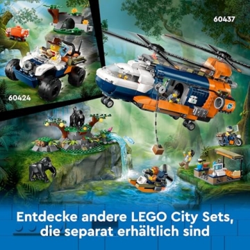 LEGO City Dschungelforscher-Truck, BAU- und Spielset für Kinder ab 6 Jahren, Cooles Geburtstagsgeschenk, LKW-Spielzeug, mit 3 Abenteurer-Minifiguren und Tiger 60426 - 9