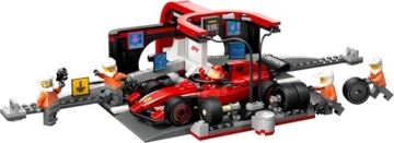 LEGO City F1 Boxenstopp mit Boxencrew und Ferrari Flitzer - Formel 1 Pit Stop Set mit 1 Rennfahrer und 4 Mechaniker Minifiguren - Spielzeug Rennauto für Jungen und Mädchen ab 6 Jahren - 60443 - 11