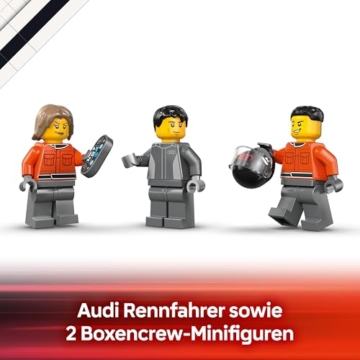 LEGO City F1 Truck mit Audi F1 Rennwagen - Spielzeug Modellbau mit 3 Minifiguren und Fahrzeug Hebefunktion - Geschenkidee für Jungen ab 7 Jahren und Motorsportfans - 60493 - 8