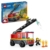 LEGO City Feuerwehrleiterfahrzeug - Feuerwehrauto Spielzeug mit 2 Feuerwehrmann Minifiguren für Jungen und Mädchen ab 4 Jahren - Lernspielzeug - Geschenk für Vorschulkinder 60463 - 1