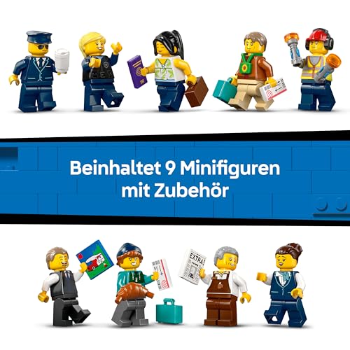 LEGO City Flughafen mit Flugzeug (60502) Figuren
