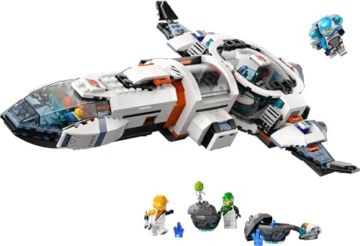 LEGO City Galaxie Raumschiff (60446); Kinderspielzeug; Geschenk für Raumfahrtfans ab 7 Jahren; Set aus variabel einbaubaren Modulen mit 4 Minifiguren und einem Alien - 2