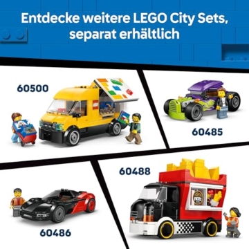 LEGO City Gefangenentransporter - Spielzeug LKW Bauset mit Motorrad, 3 Minifiguren und Abnehmbarer Gefängnistür - Ostergeschenke für Jungen ab 6 Jahren - 60479 - 7