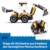 LEGO City Gelber Baggerlader - Baufahrzeug Spielzeug - Traktor mit 2 Minifiguren, funktionierender Frontschaufel und Heckbagger - Geburtstagsgeschenk für Jungen ab 7 Jahren - 60480 - 5