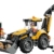 LEGO City Gelber Baggerlader - Baufahrzeug Spielzeug - Traktor mit 2 Minifiguren, funktionierender Frontschaufel und Heckbagger - Geburtstagsgeschenk für Jungen ab 7 Jahren - 60480 - 10