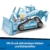 LEGO City Gelber Bulldozer Set – Spielzeugbaustelle, BAU- und Spielset – wirklichkeitsgetreue Baumaschine mit Fahrer und 2 Bauarbeitern – Geschenkidee für Kinder ab 8 Jahren – 60466 - 5