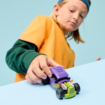LEGO City Hot Rod - Race Car Toy w/a Driver Minifigure & Folding Roof - Fine Motor Skills Building Set - Small Birthday Gift Idea for 5+ Year Old Boys - 60485 - 9
