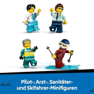 LEGO City 60465 Notfall Rettungsflieger Minifiguren