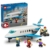 LEGO City Passagierjet Spielzeug - Flugzeug Modellbausatz mit 4 Minifiguren und Reisezubehör - Lernspielzeug - Geburtstagsgeschenk für Jungen ab 4 Jahren - 60492 - 1