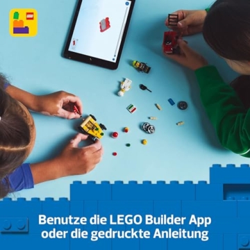 LEGO City Pizzalieferwagen vs. Löschauto - Seifenkisten Spielzeug für Mädchen und Jungen ab 5 Jahren - Bauset mit 2 Fahrer Minifiguren - Geschenk zum Geburtstag & für die Feiertage 60458 - 6