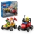 LEGO City Pizzalieferwagen vs. Löschauto - Seifenkisten Spielzeug für Mädchen und Jungen ab 5 Jahren - Bauset mit 2 Fahrer Minifiguren - Geschenk zum Geburtstag & für die Feiertage 60458 - 1