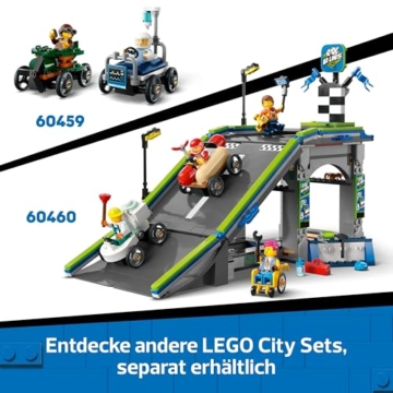LEGO City Pizzalieferwagen vs. Löschauto - Seifenkisten Spielzeug für Mädchen und Jungen ab 5 Jahren - Bauset mit 2 Fahrer Minifiguren - Geschenk zum Geburtstag & für die Feiertage 60458 - 7