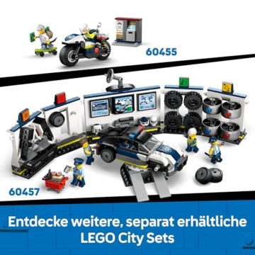 LEGO City Police Boat Chase Set - incl. 2 Boat Toys, 3 Minifigures & a Shark Animal Figure - Gift for 6+ Year Old Boys & Girls - 60456 - 8