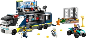 LEGO City Polizeitruck mit Labor, Polizei-Set mit Quad und LKW-Spielzeug für Kinder, Geschenk für Jungs und Mädchen ab 7 Jahre, plus 5 Minifiguren – 2 Polizisten, 1 Wissenschaftler und 2 Ganoven 60418 - 11