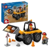LEGO City Radlader - Spielzeugbagger für Kleinkinder, Mädchen und Jungen ab 4 Jahren - Fahrzeug Spielset - Montessori Geschenkideen für die Vorschule - Set mit 2 Bauarbeiter Minifiguren 60450 - 1