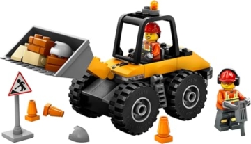 LEGO City Radlader - Spielzeugbagger für Kleinkinder, Mädchen und Jungen ab 4 Jahren - Fahrzeug Spielset - Montessori Geschenkideen für die Vorschule - Set mit 2 Bauarbeiter Minifiguren 60450 - 10
