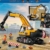 LEGO City Raupenbagger, Spielzeugbagger für Kinder ab 8 Jahren, Bauspielzeug mit Bagger-Modell, baubarer LKW mit Zubehör und 3 Minifiguren 60420 - 13