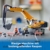 LEGO City Raupenbagger, Spielzeugbagger für Kinder ab 8 Jahren, Bauspielzeug mit Bagger-Modell, baubarer LKW mit Zubehör und 3 Minifiguren 60420 - 4