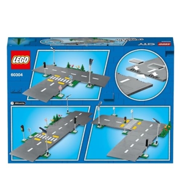 LEGO City Straßenkreuzung mit Ampeln, Bauset mit im Dunkeln leuchtenden Steinen 60304 - 7